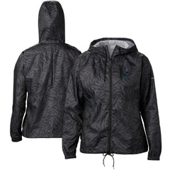 Miami Marlins Columbia Women's Flash Forward Full-Zip Windbreaker Jacket - Black Jackets