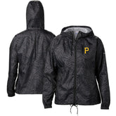 Pittsburgh Pirates Columbia Women's Team Flash Forward Full-Zip Windbreaker Jacket - Black Jackets