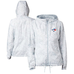Toronto Blue Jays Columbia Women's Flash Forward Full-Zip Windbreaker Jacket - White Jackets