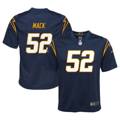 NFL Khalil Mack Los Angeles Chargers Youth Game Jersey - Navy