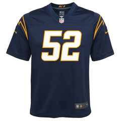 NFL Khalil Mack Los Angeles Chargers Youth Game Jersey - Navy