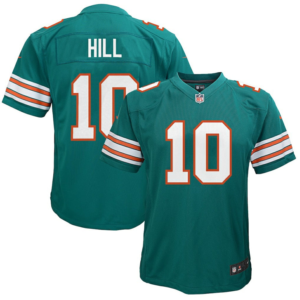NFL Tyreek Hill Miami Dolphins Youth Game Jersey - Aqua