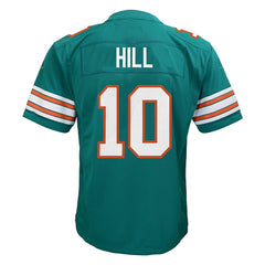NFL Tyreek Hill Miami Dolphins Youth Game Jersey - Aqua