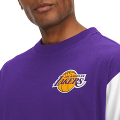 Los Angeles Lakers Tommy Jeans Richie Color Block Long Sleeve T-Shirt Purple