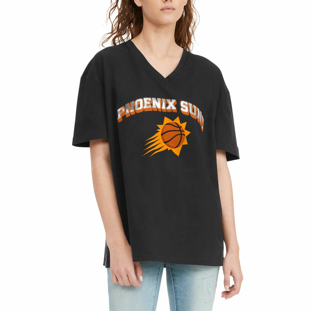 Phoenix Suns Tommy Jeans Women's Ashley V-Neck T-Shirt Black
