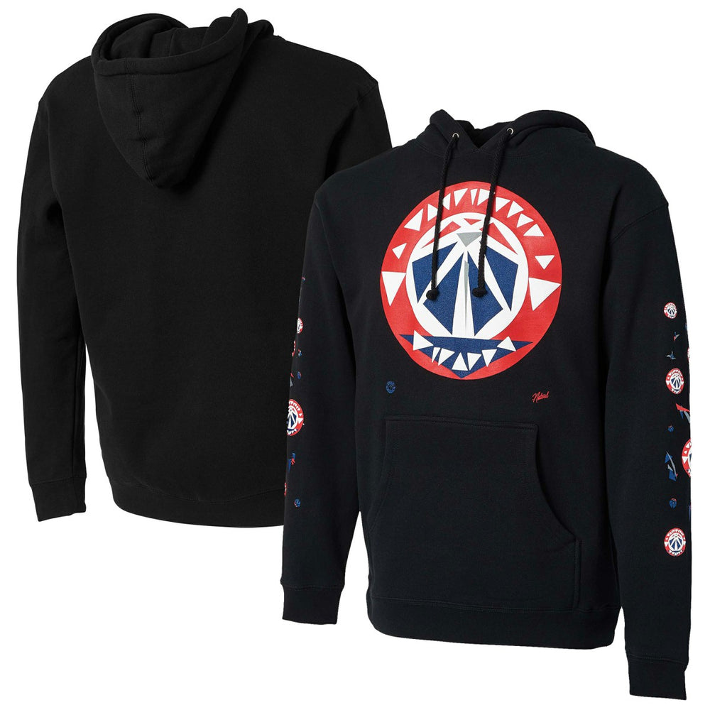 Washington Wizards NBA x Naturel No Caller ID Pullover Hoodie Black