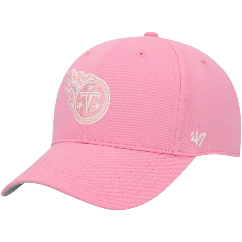 Tennessee Titans '47 Girls Youth Rose MVP Adjustable Hat Pink