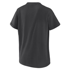 Chicago White Sox WEAR by Erin Andrews Women's Oversized Boyfriend T-Shirt - Charcoal T-shirts