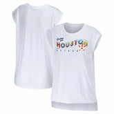 Houston Astros WEAR by Erin Andrews Women's Greetings From T-Shirt - White T-shirts