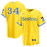 MLB David Ortiz Boston Red Sox Nike Retired Player City Connect Replica Jersey - Gold
