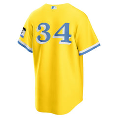 MLB David Ortiz Boston Red Sox Nike Retired Player City Connect Replica Jersey - Gold