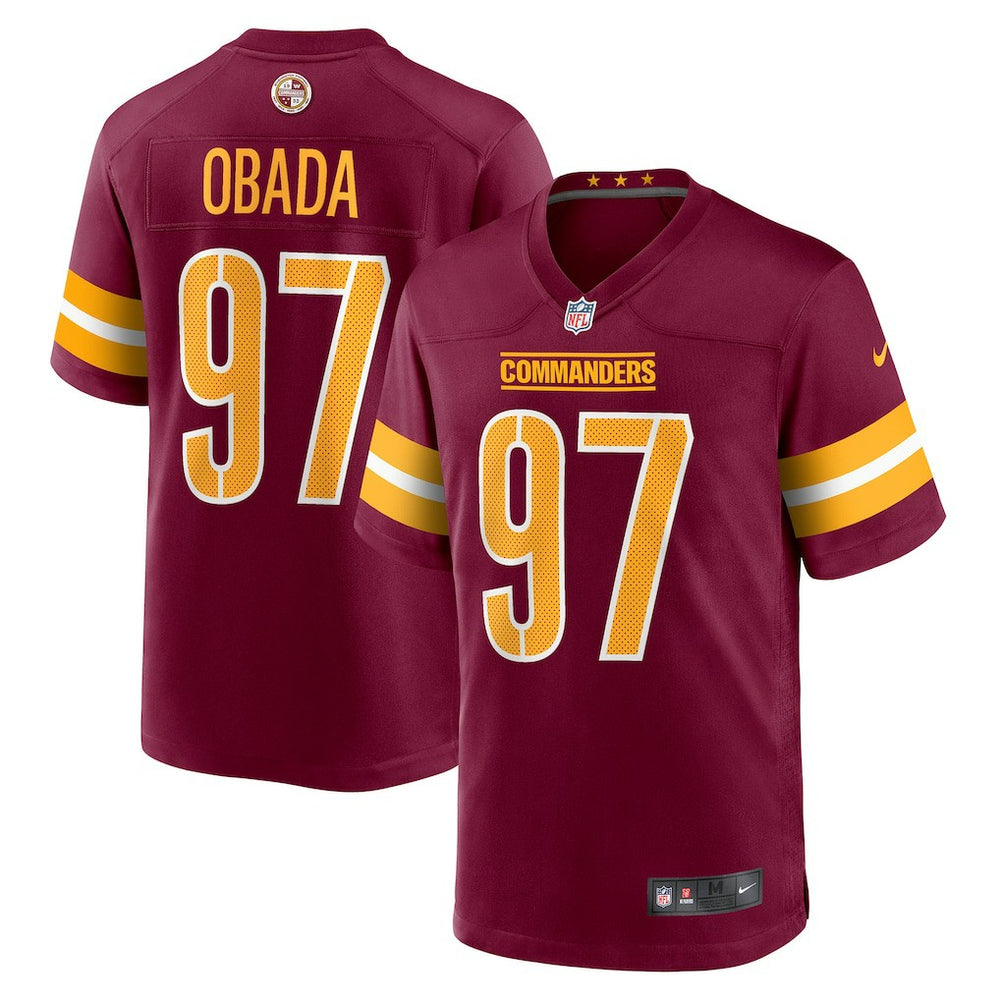 NFL Efe Obada Washington Commanders Game Jersey - Burgundy