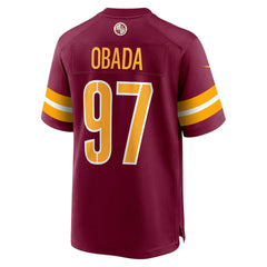 NFL Efe Obada Washington Commanders Game Jersey - Burgundy