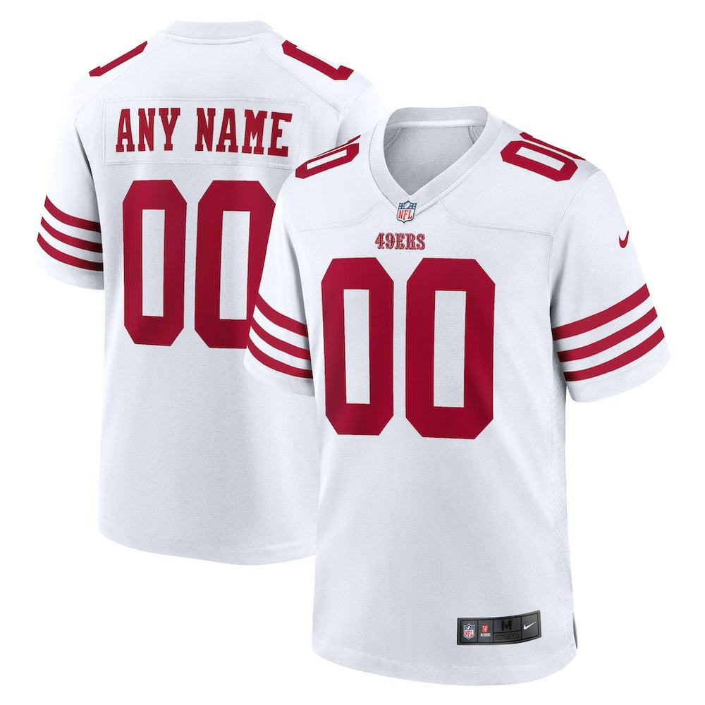 NFL San Francisco 49ers Game Custom Player Jersey - White