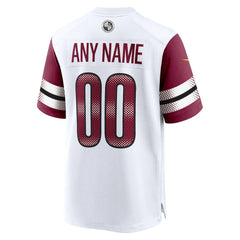 Washington Commanders Game Custom Player Jersey White