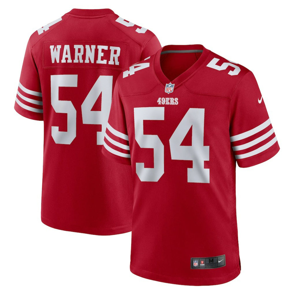 NFL Fred Warner San Francisco 49ers Player Game Jersey - Scarlet