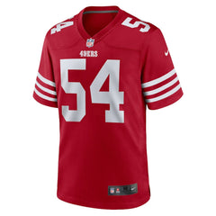 NFL Fred Warner San Francisco 49ers Player Game Jersey - Scarlet