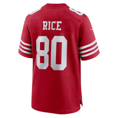 NFL Jerry Rice San Francisco 49ers Retired Team Player Game Jersey - Scarlet