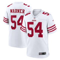 NFL Fred Warner San Francisco 49ers Player Game Jersey - White