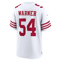 NFL Fred Warner San Francisco 49ers Player Game Jersey - White