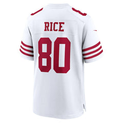 NFL Jerry Rice San Francisco 49ers Retired Player Game Jersey - White