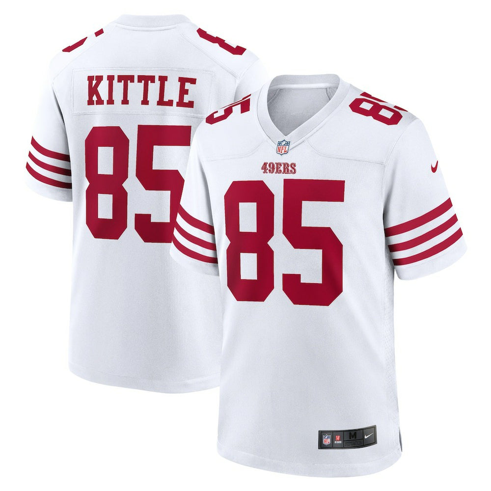 NFL George Kittle San Francisco 49ers Player Game Jersey - White