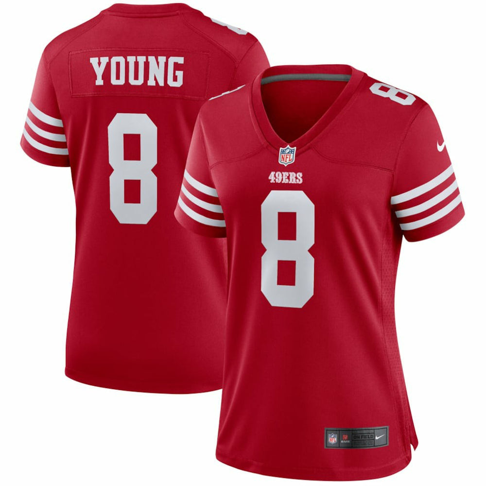 NFL Steve Young San Francisco 49ers Women's Retired Player Game Jersey - Scarlet