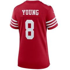 NFL Steve Young San Francisco 49ers Women's Retired Player Game Jersey - Scarlet