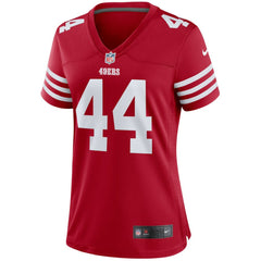 NFL Kyle Juszczyk San Francisco 49ers Women's Player Game Jersey - Scarlet