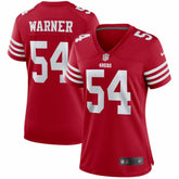 NFL Fred Warner San Francisco 49ers Women's Player Jersey - Scarlet