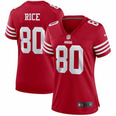 NFL Jerry Rice San Francisco 49ers Women's Retired Player Game Jersey - Scarlet