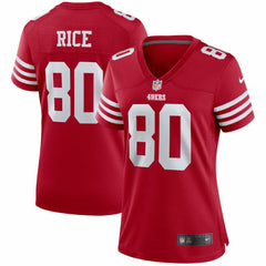 NFL Jerry Rice San Francisco 49ers Women's Retired Player Game Jersey - Scarlet