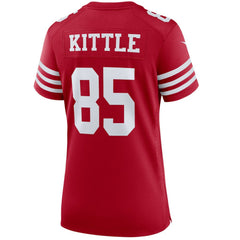NFL George Kittle San Francisco 49ers Women's Player Jersey - Scarlet