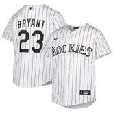 Kris Bryant Colorado Rockies Nike Youth Alternate Replica Player Jersey - White Jerseys