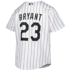 MLB Kris Bryant Colorado Rockies Nike Youth Alternate Replica Player Jersey - White