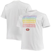 San Francisco 49ers Big & Tall City Pride T-Shirt White