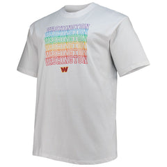 Washington Commanders Big & Tall City Pride T-Shirt White