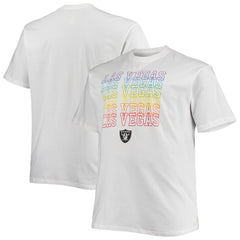 Las Vegas Raiders Big & Tall City Pride T-Shirt White