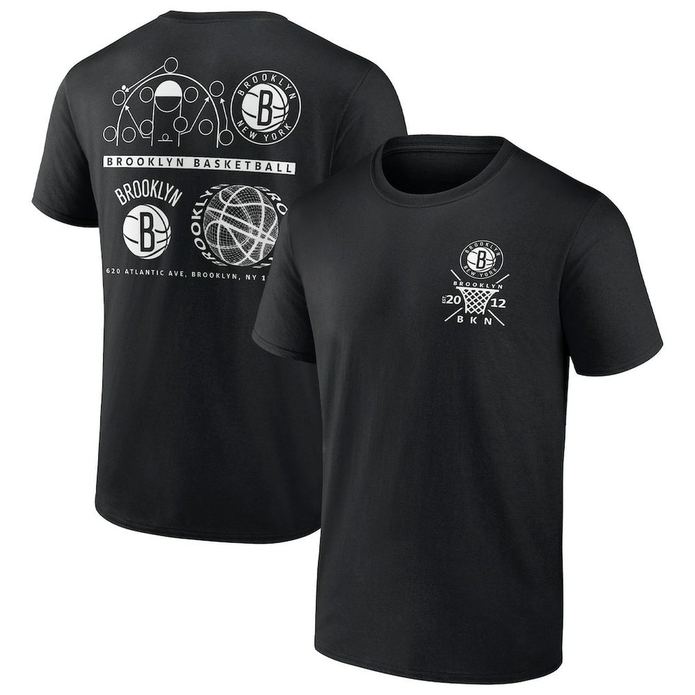 Brooklyn Nets Court Street Collective T-Shirt Black