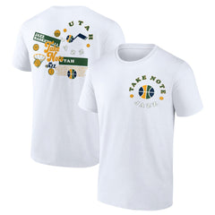 Utah Jazz Street Collective T-Shirt White