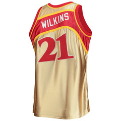 NBA Dominique Wilkins Atlanta Hawks 75th Anniversary 1986/87 Hardwood Classics Swingman Jersey - Gold