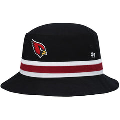 Arizona Cardinals '47 Striped Bucket Hat Black