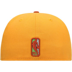 Philadelphia 76ers 59FIFTY Fitted Hat Gold/Rust