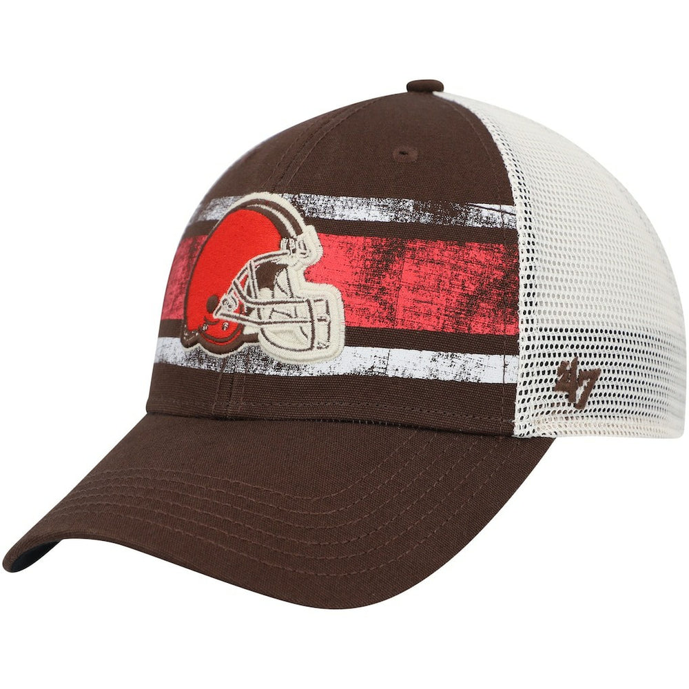 Cleveland Browns '47 Interlude MVP Trucker Snapback Hat Brown/White