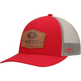 San Francisco 49ers '47 Rawhide Trucker Adjustable Hat Scarlet/Natural
