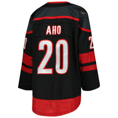 NHL Sebastian Aho Carolina Hurricanes Youth Home Premier Player Jersey - Black