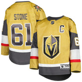 NHL Mark Stone Vegas Golden Knights Youth Home Captain Patch Premier Player Jersey - Gold