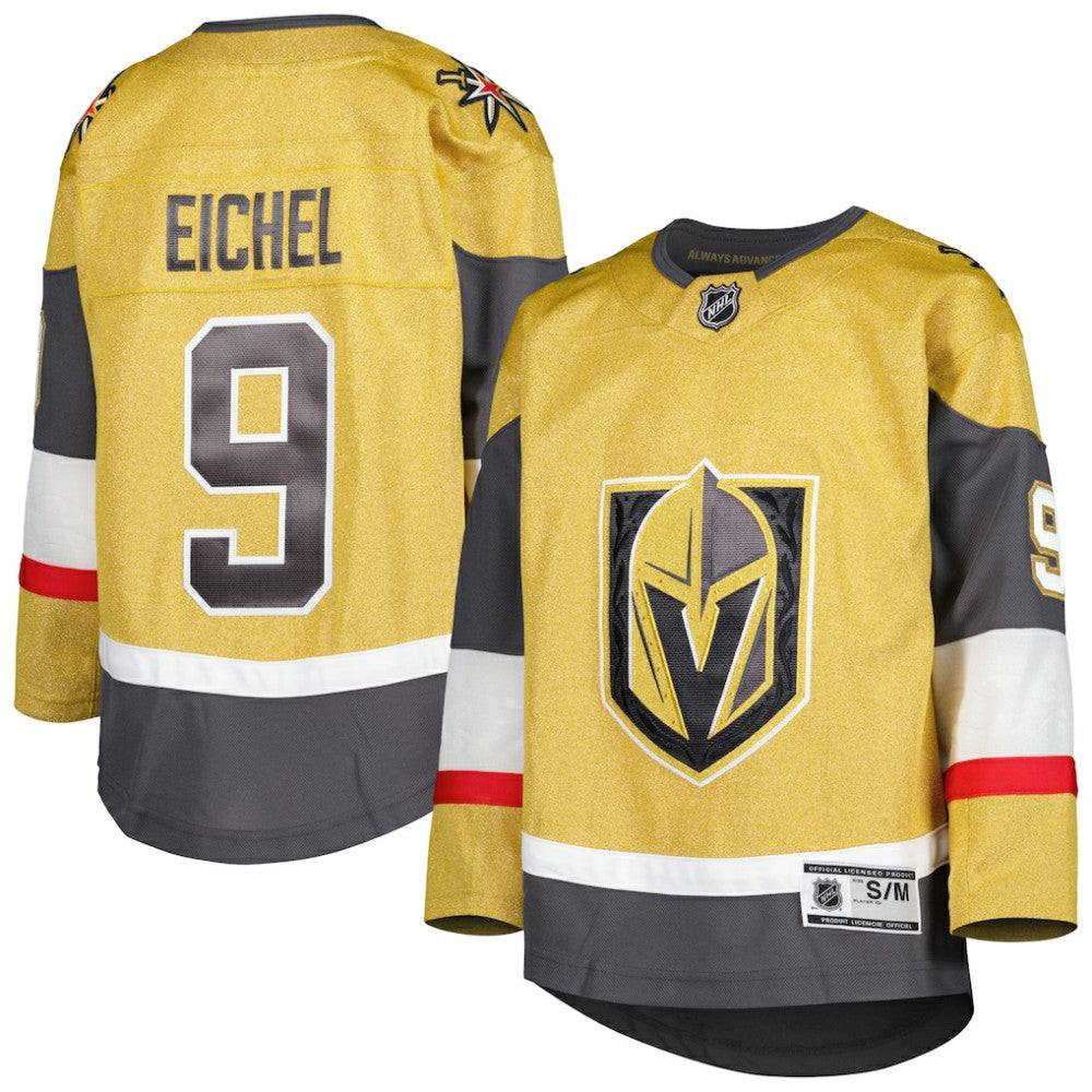 NHL Jack Eichel Vegas Golden Knights Youth Home Premier Player Jersey - Gold