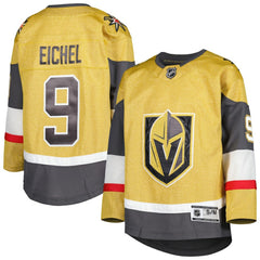 NHL Jack Eichel Vegas Golden Knights Youth Home Premier Player Jersey - Gold