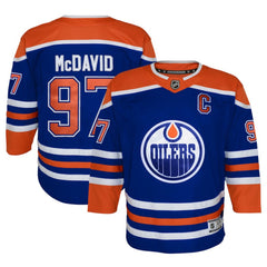 NHL Connor McDavid Edmonton Oilers Youth Home Premier Player Jersey - Royal